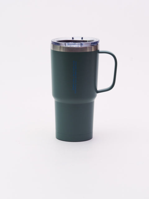 Tumbler with Lid & Handle - Green