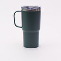 Tumbler with Lid & Handle - Green
