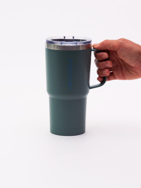 Tumbler with Lid & Handle - Green