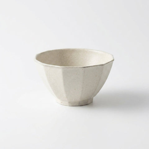 Octagon Rice Bowl in Ivory