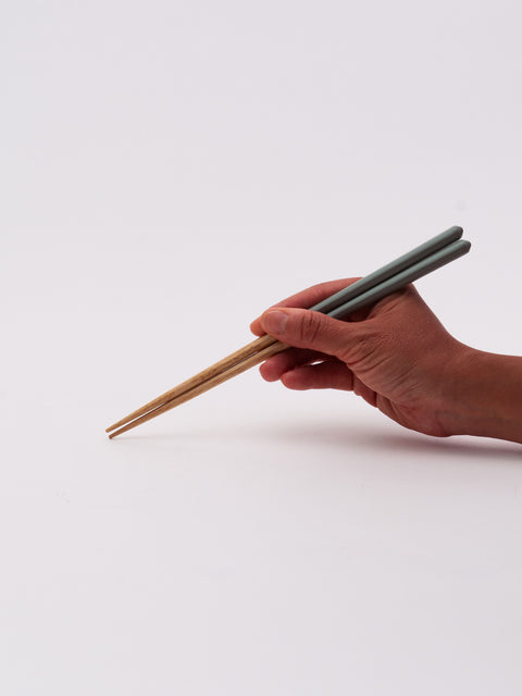 Octagon Two-Tone Chopsticks - Green