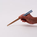 Octagon Two-Tone Chopsticks - Blue
