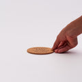 Cork Coaster Logo 4-Pack - Black