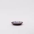 Mino Ware Oval Chrysanthemum Mini Plate Gold & Silver - Silver