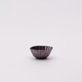 Mino Ware Oval Chrysanthemum Small Bowl Gold & Silver - Silver