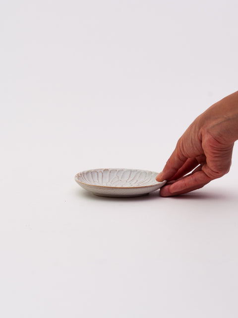 Houka Oval Plate Extra Small - Ivory