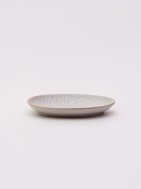 Houka Oval Plate Medium - Ivory