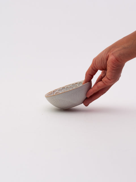 Houka Oval Bowl Extra Small - Ivory
