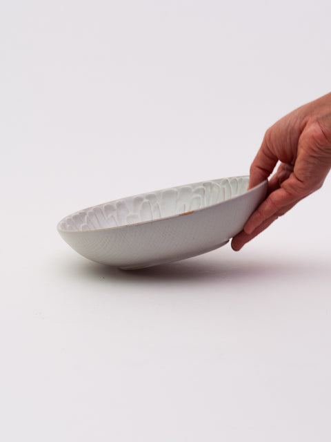 Houka Oval Bowl Medium - Ivory