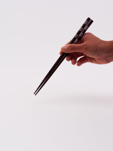 Thread-Wrapped Square Chopsticks - Red