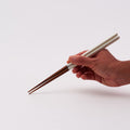 Glossy Triangular Chopsticks - White