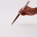Glossy Triangular Chopsticks - White