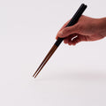 Glossy Triangular Chopsticks - Black