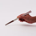 Glossy Carved Chopsticks - Pink