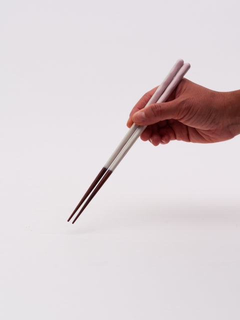 Glossy Carved Chopsticks - Pink