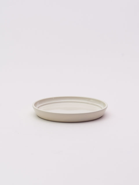 Mino Ware Gloss Plate - Ivory