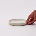 Mino Ware Gloss Plate - Ivory