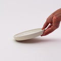Mino Ware Gloss Plate - Ivory