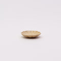 Chrysanthemum Crackle-Glaze Small Plate - Yellow