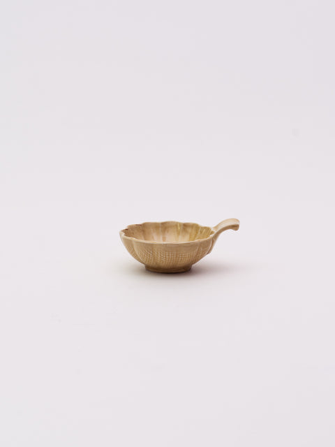 Chrysanthemum Crackle-Glaze Small Bowl - Yellow