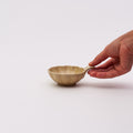 Chrysanthemum Crackle-Glaze Small Bowl - Yellow