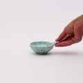 Chrysanthemum Crackle-Glaze Small Bowl - Blue