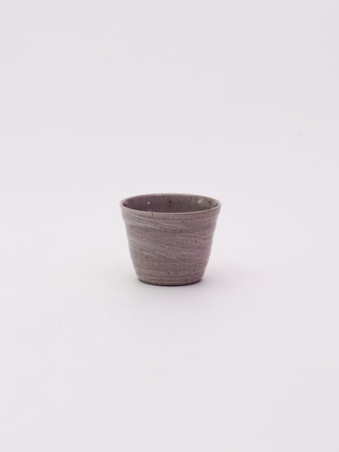 Brush-Painted Soba Cup - Pink
