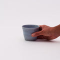 Brush-Painted Soba Cup - Blue