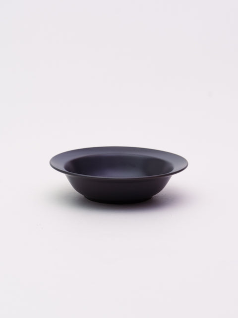 Mino Ware Mat Colored Rim Serving Bowl Medium