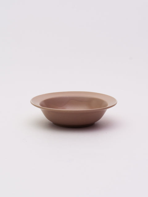 Mino Ware Mat Colored Rim Serving Bowl Medium