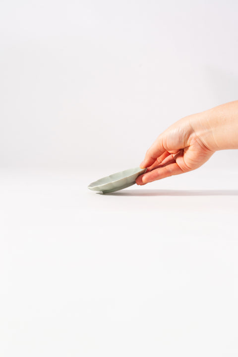 Mino Ware Mini Plate Chrysanthemum