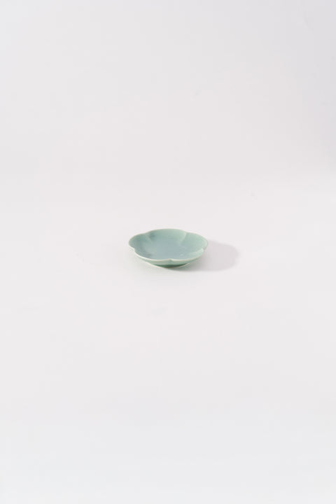 Mino Ware Mini Dish Ume Blossom