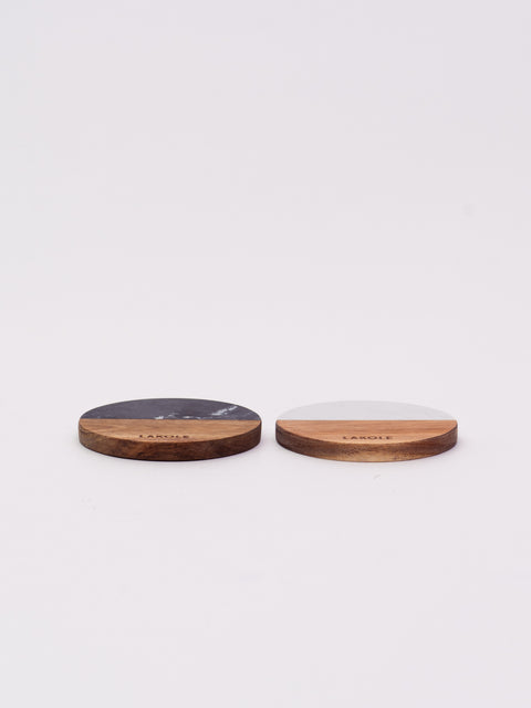 Two-Tone Coaster - White