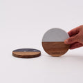 Two-Tone Coaster - White