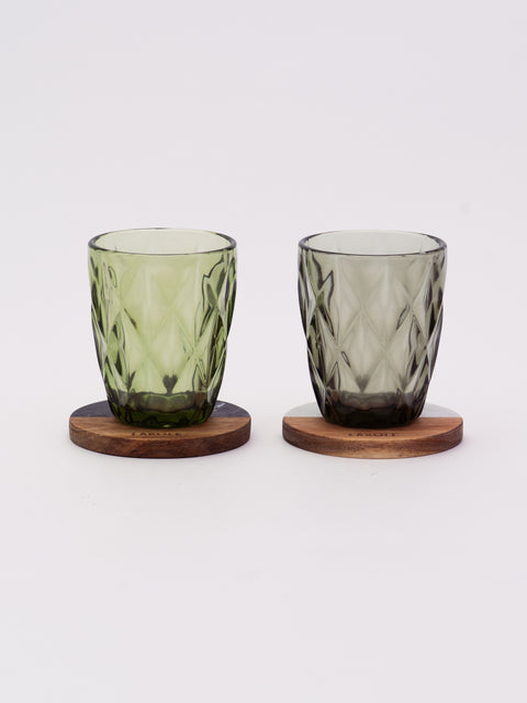 Two-Tone Coaster - White