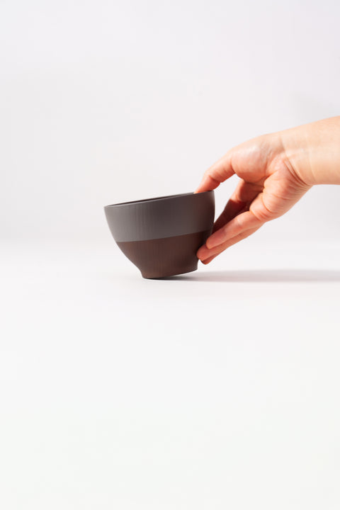 Smoky-Resin Soup Bowls Smoky Black