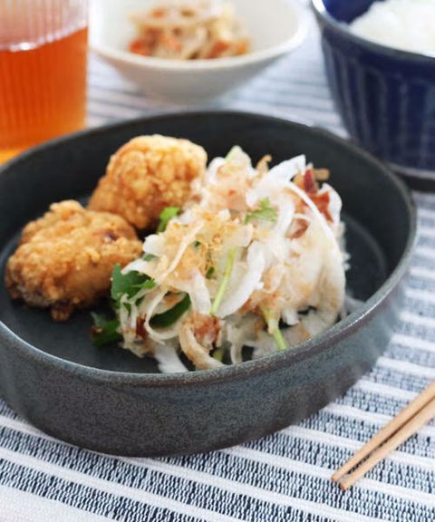 Mino Ware Stackable Distorted Deep Plate Small