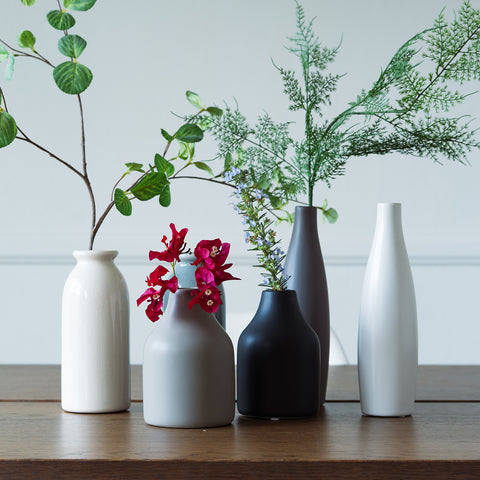Ceramic Milk Bottle Vase
