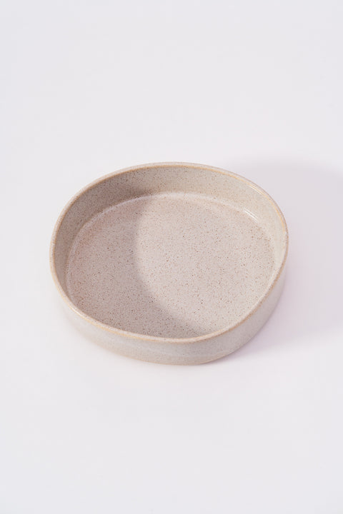 Mino Ware Stackable Distorted Deep Plate Small