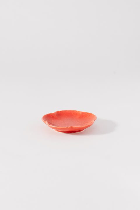 Mino Ware Mini Dish Ume Blossom