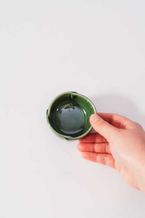 Mino Ware Budding Flower Gloss Mini Bowl