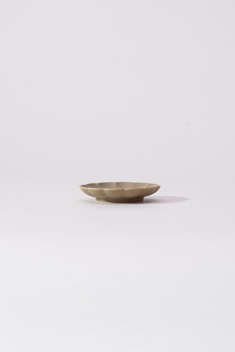 Mino Ware Mini Plate Chrysanthemum