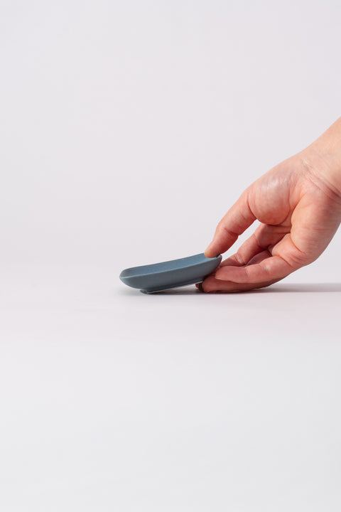 Mino Ware "Obanzai" Mini Plate Indigo