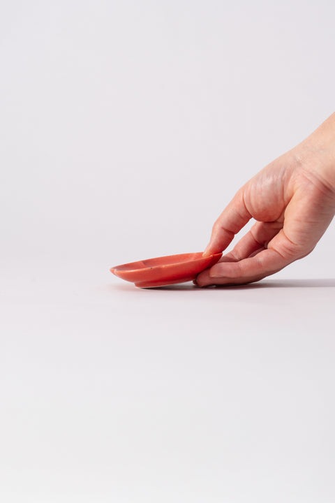 Mino Ware Mini Dish Ume Blossom