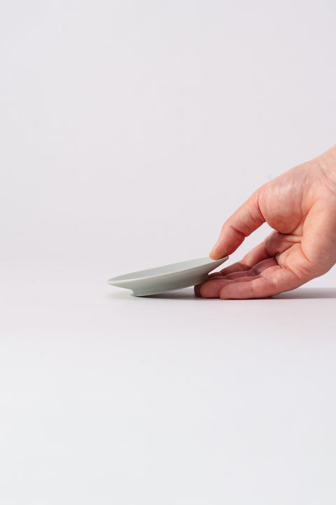 Mino Ware "Obanzai" Mini Plate Moon