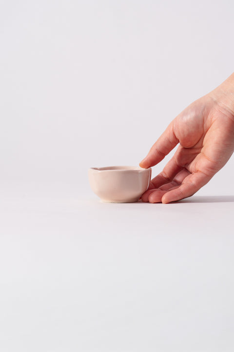 Mino Ware Budding Flower Gloss Mini Bowl