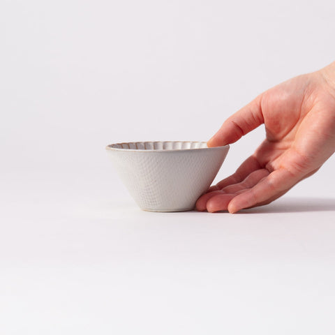 Kachosen Bowl Folding-Fan Pattern Small