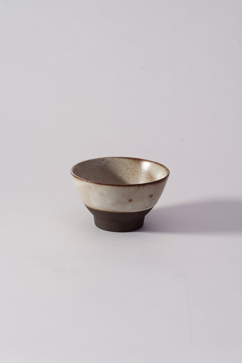 Mino Ware Black Soil Classic Rice Bowl