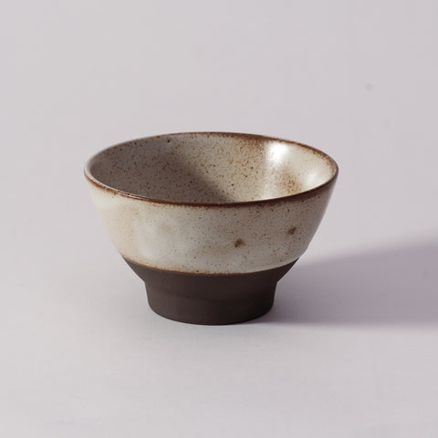 Mino Ware Black Soil Classic Rice Bowl