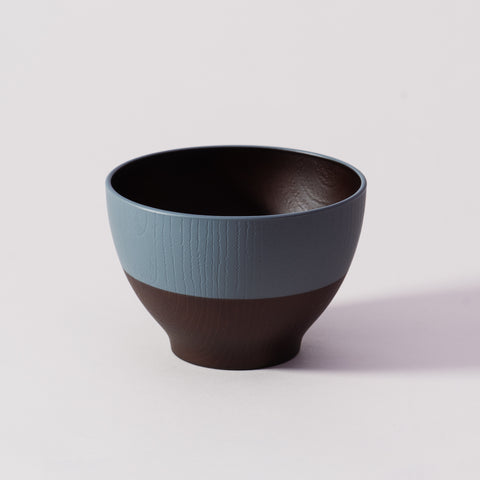Smoky-Resin Soup Bowls Smoky Blue